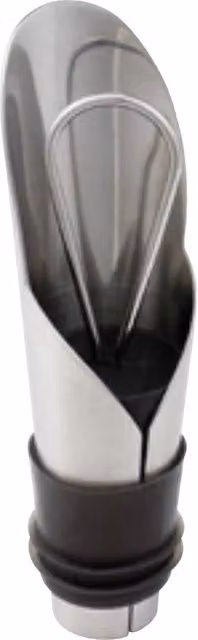Escanciador de acero inoxidable con tapón de silicona Mibricotienda Fplus Boj Blist en color plata