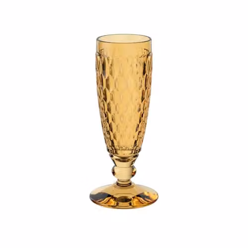 Copa de champagne Boston de Villeroy & Boch en cristal color amarillo, 120 ml
