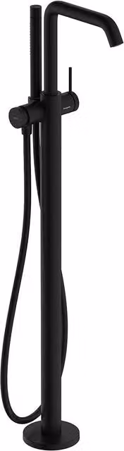 Grifo monomando para bañera de pie Tecturis S Hansgrohe en negro mate