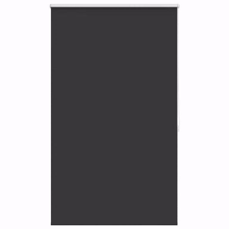 Estor enrollable opaco vidaXL color negro, An/Al: 80 x 175 cm
