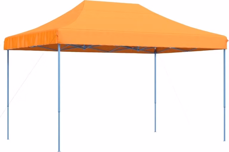 Tienda de fiesta plegable Pop-Up Syfax color naranja y azul An/P/Al: 410 x 279 x 315 cm