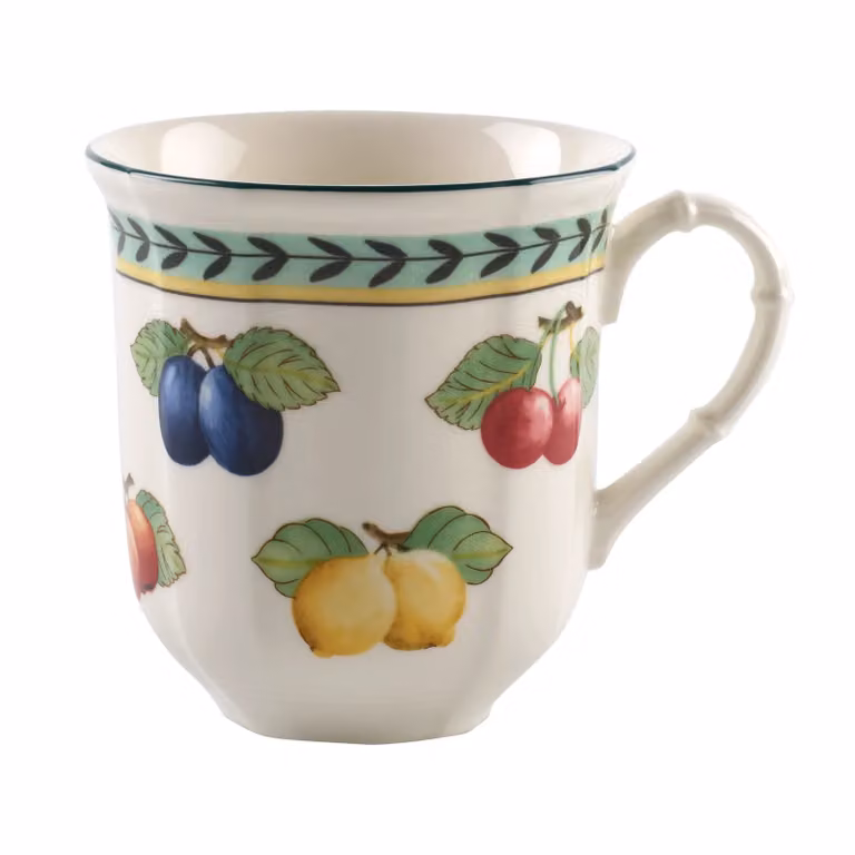 Taza jumbo French Garden Fleurence de Villeroy & Boch en porcelana multicolor de 480 ml