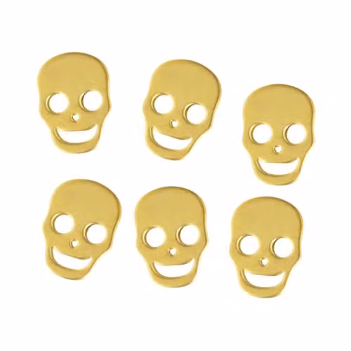 Set de imanes Gold Skull de Pylones en color dorado