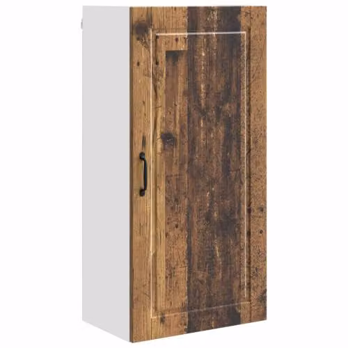 Armario de cocina de pared Helloshop26 moderno con puertas batientes y estantes internos en color marrón, An/P/Al: 50 x 31 x 100 cm