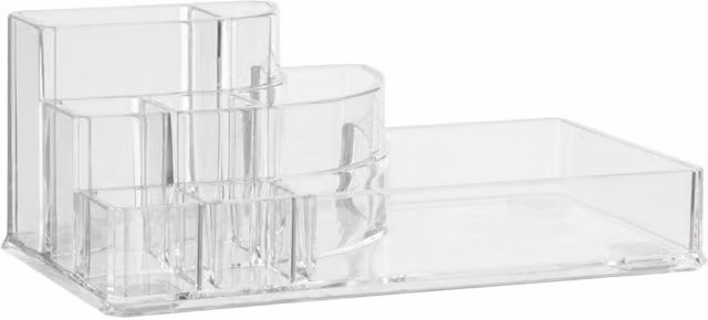 Organizador de maquillaje transparente Selena de 5five en acrílico