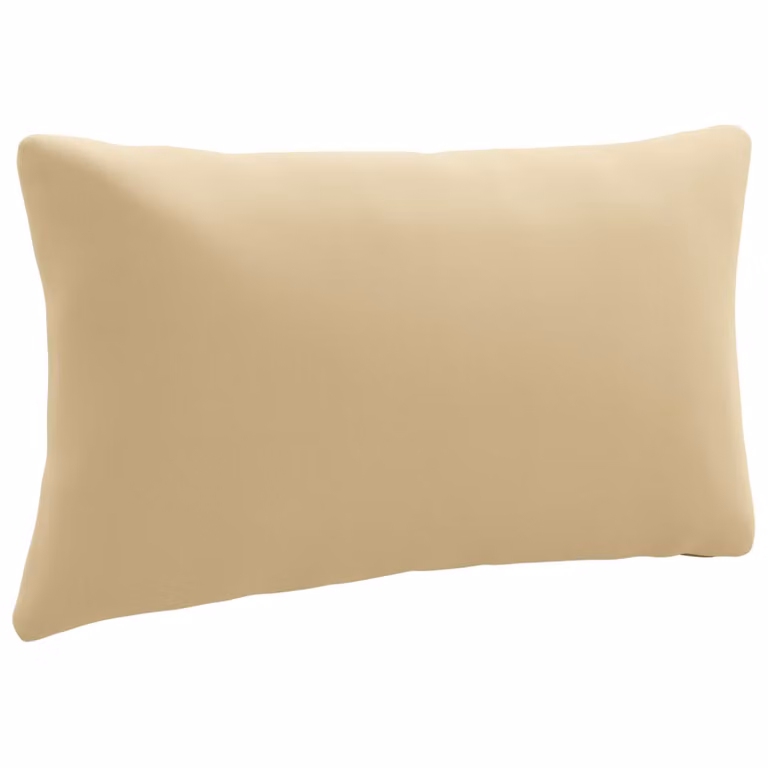 Cojín de respaldo PUTTEN de vidaXL en poliéster color beige, An/P/Al: 70 x 40 x 15 cm