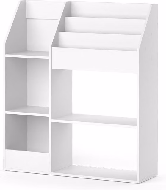 Vicco Estantería Infantil Luigi, Blanco, An/P/Al: 100.4 x 30.9 x 114.2 cm