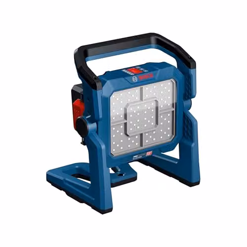 Linterna de trabajo LED Bosch Professional GLI 18V-5000 de 5000 lúmenes en color azul con protección IP54