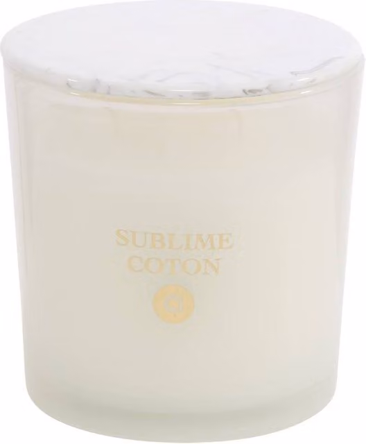Vela perfumada Liana Sublime Coton de Atmosphera en color blanco, 320 g