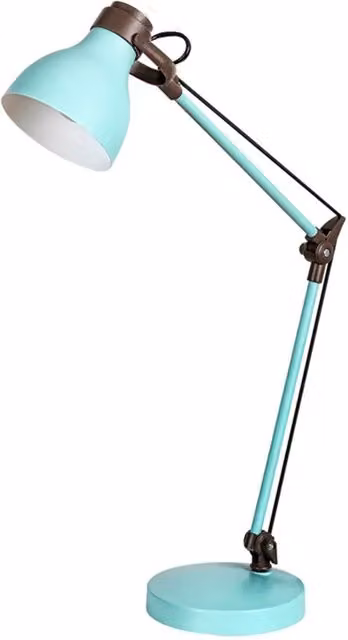Lámpara de escritorio ajustable Rabalux en metal color verde con casquillo E14