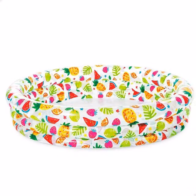 Piscina infantil hinchable redonda Intex multicolor An/P/Al: 248 x 248 x 28 cm