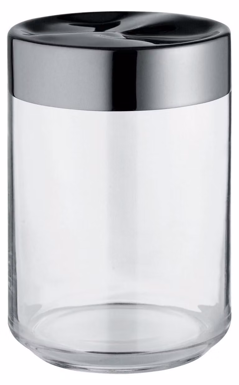 Vaso de cristal transparente Alessi LC09 de 15,8 cm