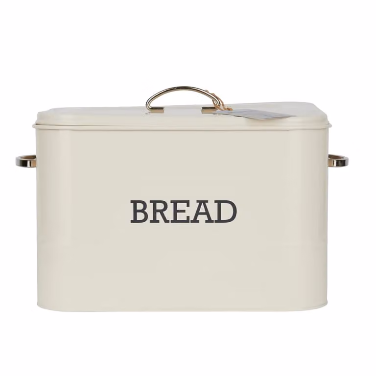 Panera hermética de metal Living Nostalgia color beige