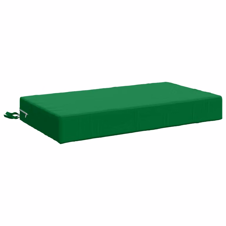 Almohada para el asiento vidaXL SOEST de poliéster verde con funda lavable y resistente a los rayos UV