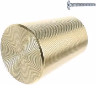 Tirador para muebles RiexTouch tipo pomo en aluminio color oro mate