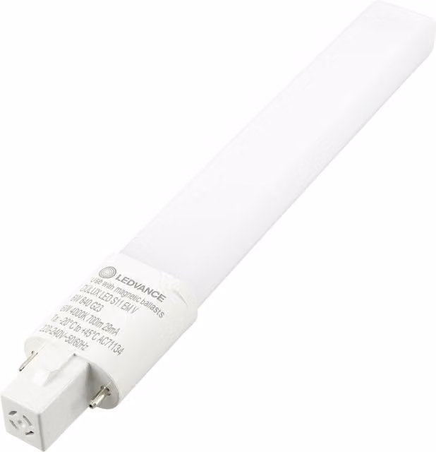Lámpara fluorescente Sauter de 11W con base G23 en color blanco frío
