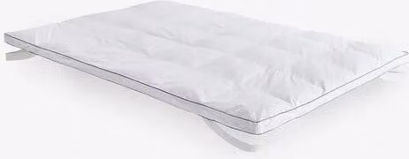 Topper de hotel Pikolin Kioto de plumas blanco extrasuave y transpirable An/P: 200 x 200 cm