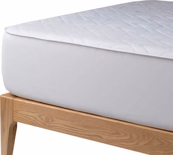 Cubre Colchón Impermeable y Reversible VELAMEN en Blanco para Hasta 30 cm de Grosor
