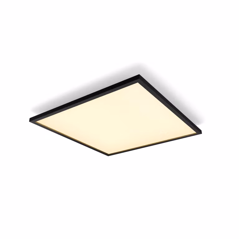 Panel LED inteligente Philips Hue Aurelle XL negro de 60 x 60 cm con White Ambiance y regulación de intensidad
