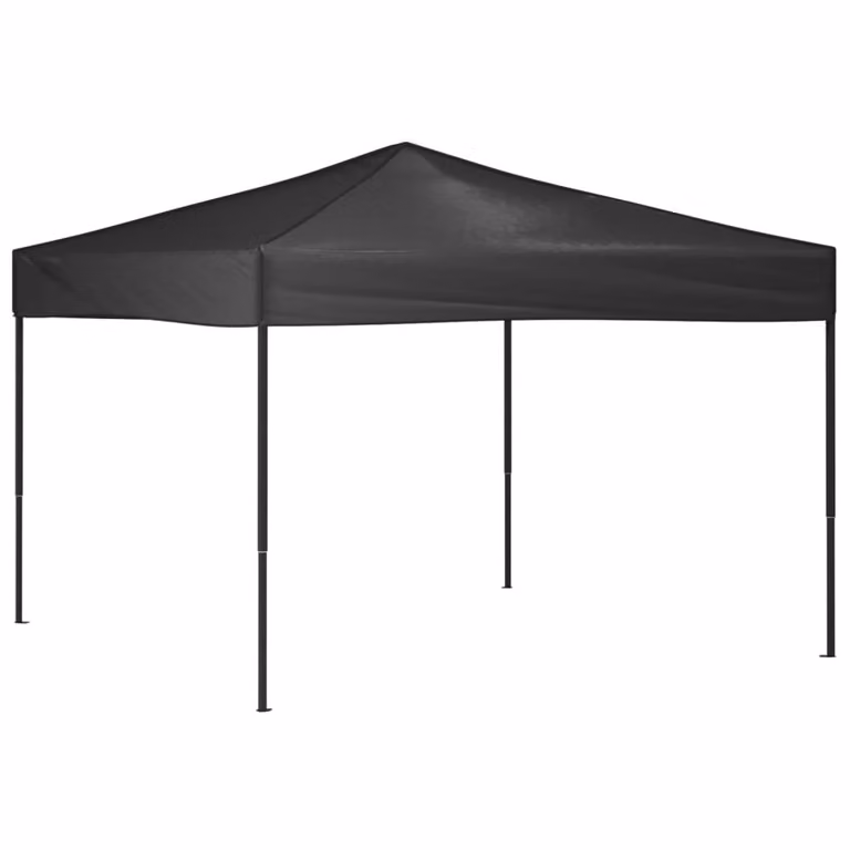 Carpa para fiestas plegable Syfax en color gris antracita An/P/Al: 292 x 245 x 292 cm