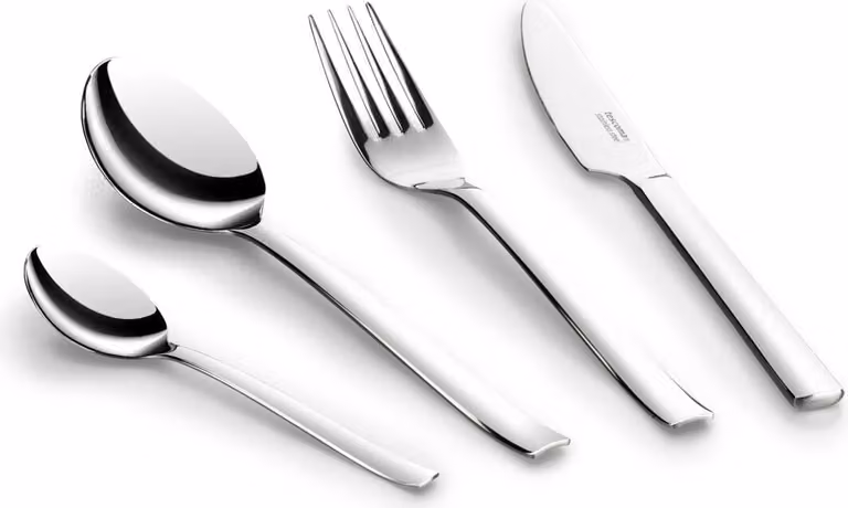 Juego de cubiertos para servir Tescoma Banquet de 24 piezas en acero inoxidable color plata