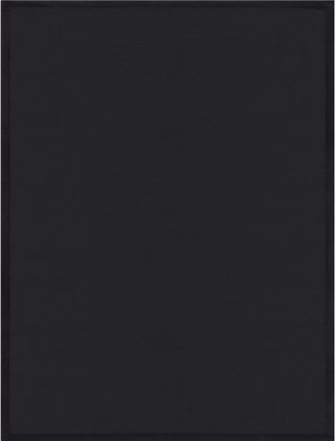 Alfombra infantil lavable Atami negra An/P/Al: 200 x 280 cm