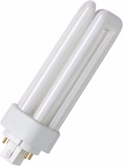Lámpara fluorescente Osram Dulux T/E Plus 32W/830 de luz blanca cálida con base GX24Q-3