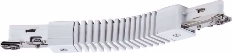 Conector flexible Light&Easy para sistema de rieles URail Paulmann, color blanco, metal, 230V