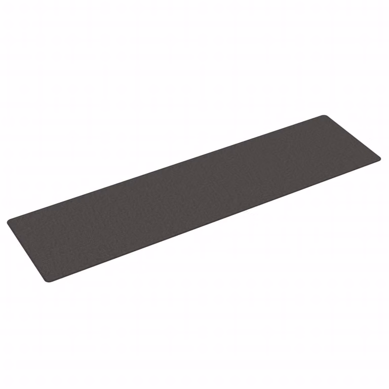 Alfombra de pasillo vidaXL con aspecto de sisal en gris antracita, An/P: 80 x 300 cm