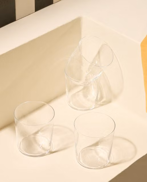 Juego de 4 vasos de cerveza de cristal Viena de El Corte Inglés en color transparente