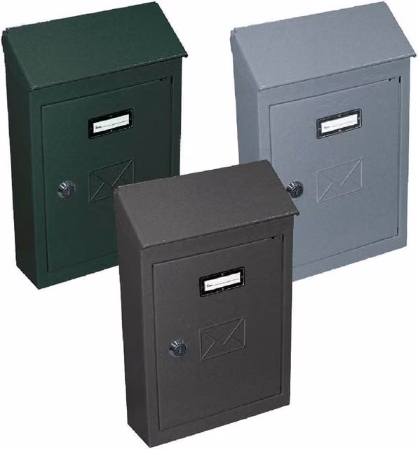 Buzón Simply de la marca Cardinale en color verde, An/P/Al: 20 x 6 x 30 cm