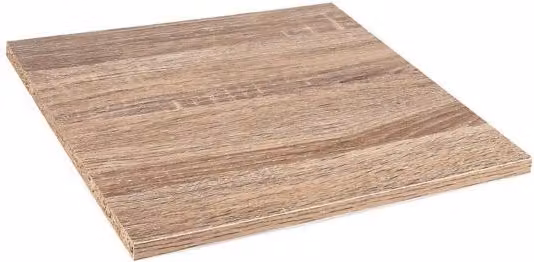 Estante de pared moderno Casâme con compartimentos en madera color marrón para salón