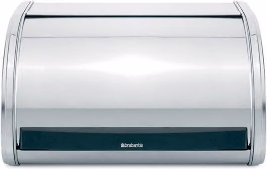 Panera Brabantia de acero inoxidable ventilada en color plata y gris