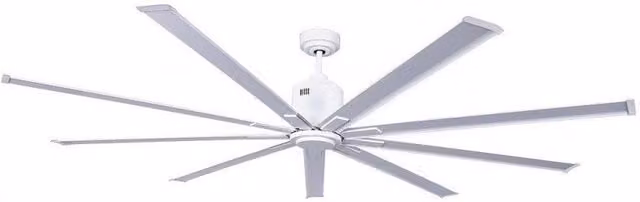 Ventilador de techo DC Big Smooth Eco CASAFAN en color blanco con mando a distancia y temporizador, Diámetro: 224 cm