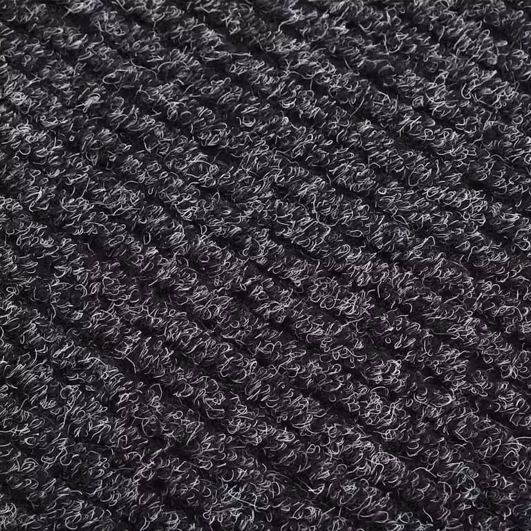 Alfombra de pasillo vidaXL atrapa suciedad y antideslizante, gris antracita, An: 100 cm, P: 250 cm