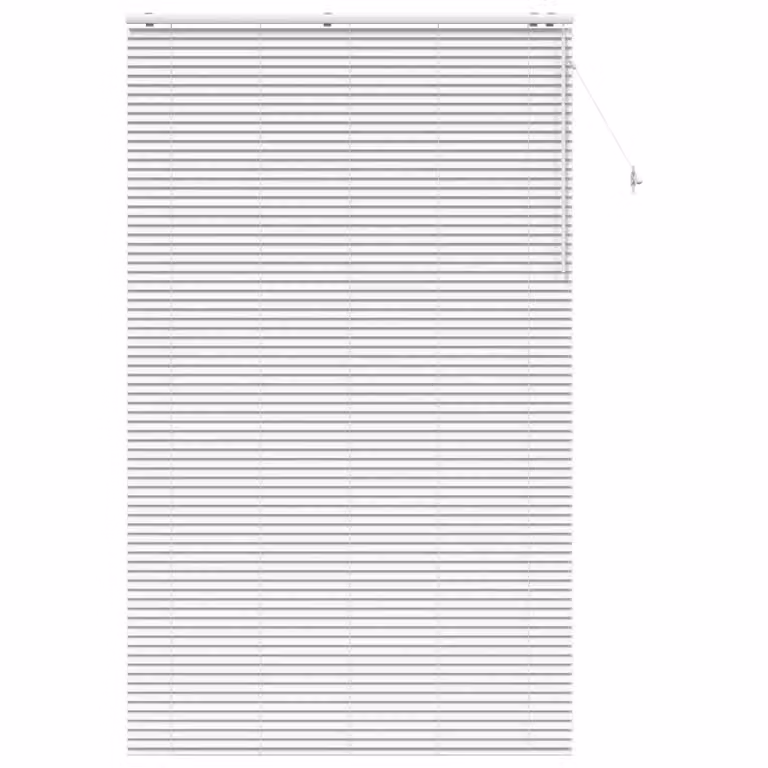 Persiana veneciana de madera vidaXL en color blanco, An/Al: 160 x 250 cm