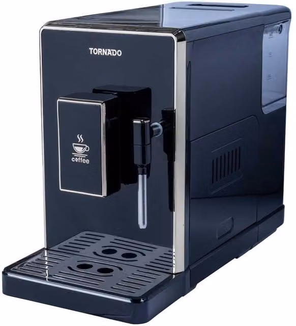 Máquina de café automática Tornado TCM-9008A-GS en color oro y negro