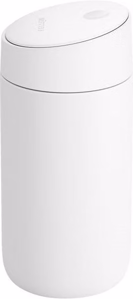 Taza térmica Fellow Carter Slide con tapa, color blanco, 355 ml