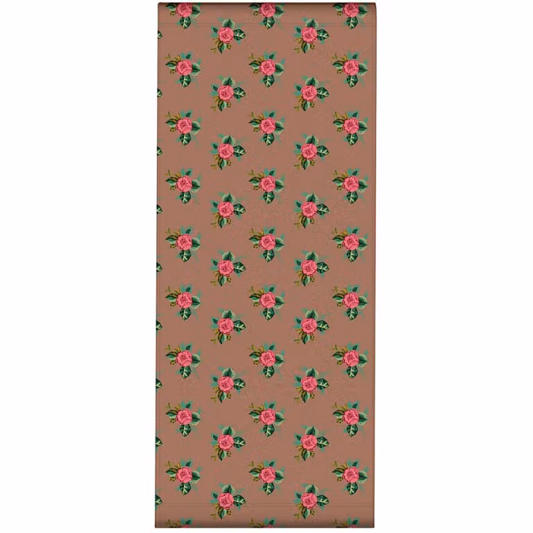 Tela intercambiable para tumbona Vent de Bohème con estampado floral en color marrón