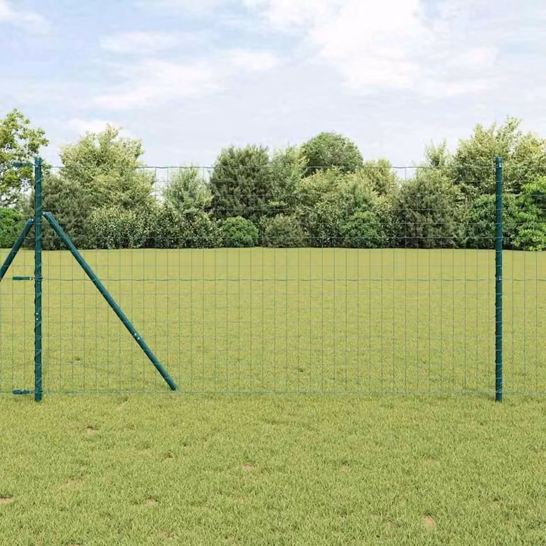 Anclaje de suelo Syfax para valla de malla de acero verde de 120 cm