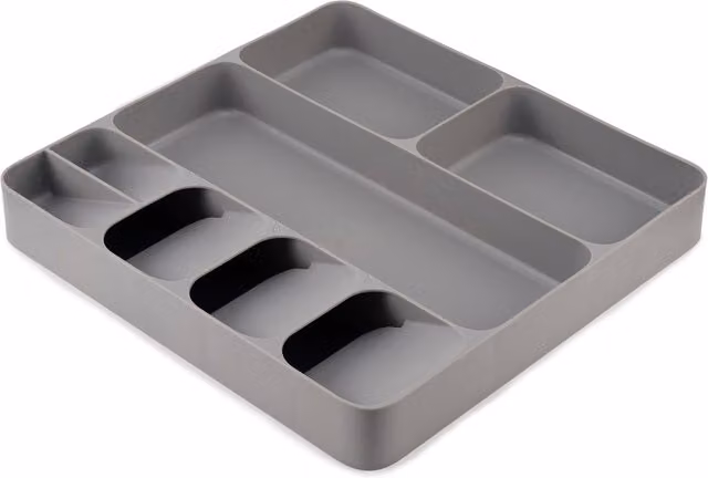 Cubertero Joseph Joseph DrawerStore gris An/P/Al: 38.5 x 39.5 x 5.3 cm