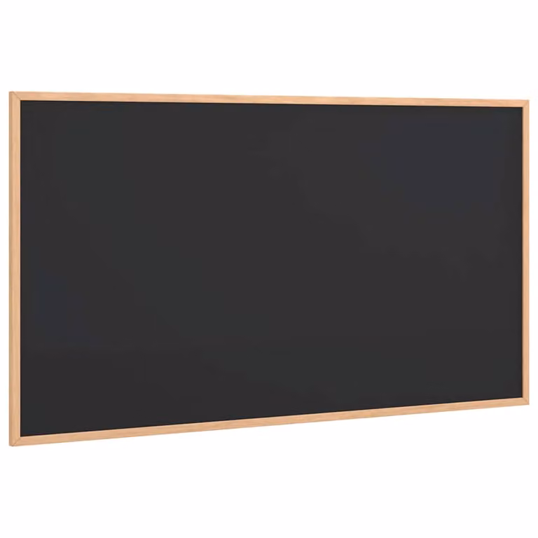 Pizarra negra con marco de madera maciza de pino vidaXL An/Al: 100 x 55 cm