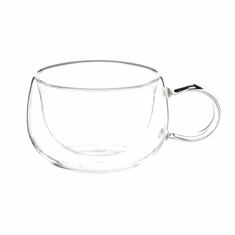 Taza de vidrio transparente de doble pared Maisons du Monde