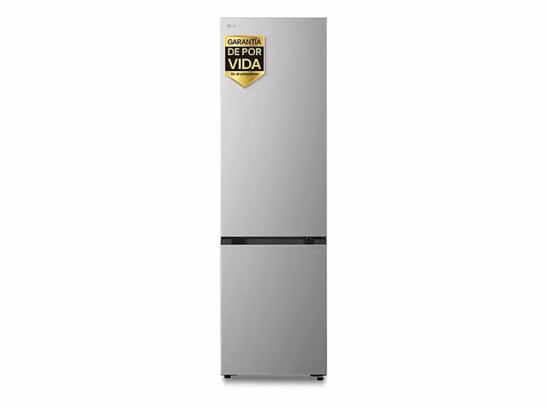 Frigorífico combi LG GBBS726CPY NoFrost en color plata con 375 l de capacidad y Altura: 203 cm