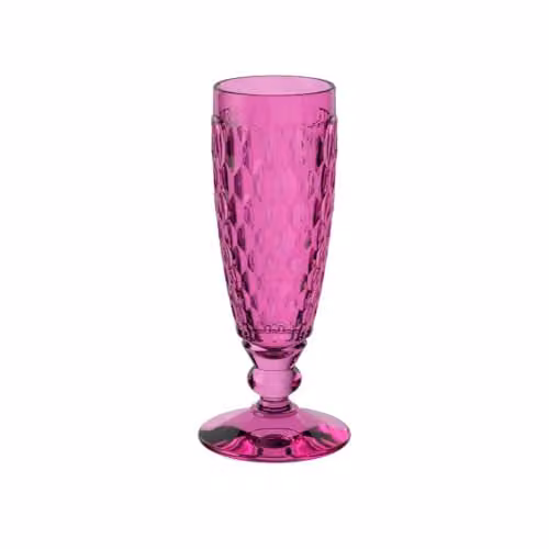 Copa de champagne Boston Berry de Villeroy & Boch en cristal, color rosa, 120 ml