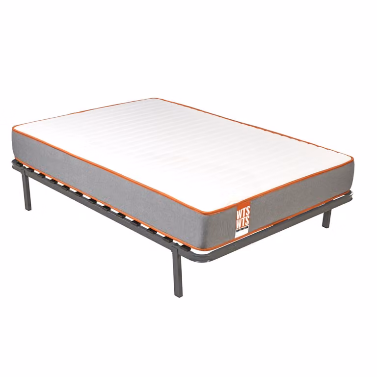 Pack de colchón híbrido viscoelástico y somier de 13 láminas What The Sleep An/P/Al: 120 x 190 cm
