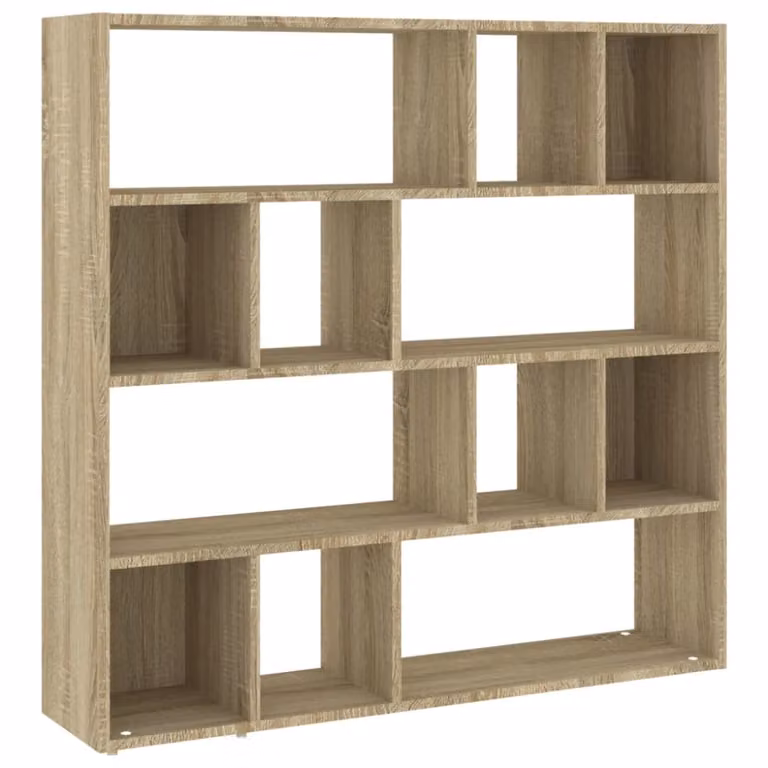 Estantería divisor de espacios Maison Chic en madera de roble color marrón An/P/Al: 105 x 24 x 102 cm