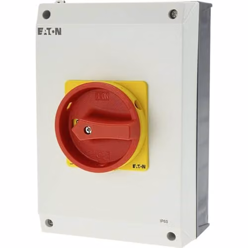 Interruptor-Seccionador Eaton P3-63/I4/SVB/N de 63 A con 3 Polos + Neutro y Montaje en Superficie
