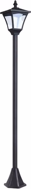 Luz solar de camino NORTHIX con LED, color negro, Altura: 120 cm