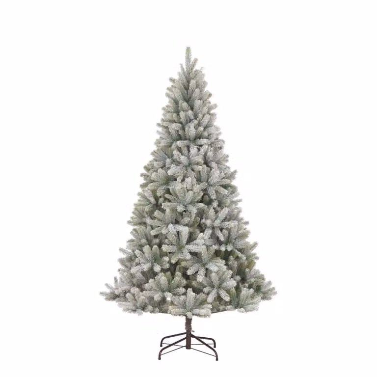 Árbol de Navidad artificial Nagoya de Black Box Trees en color verde, Altura: 210 cm, Ancho: 115 cm, Profundidad: 115 cm